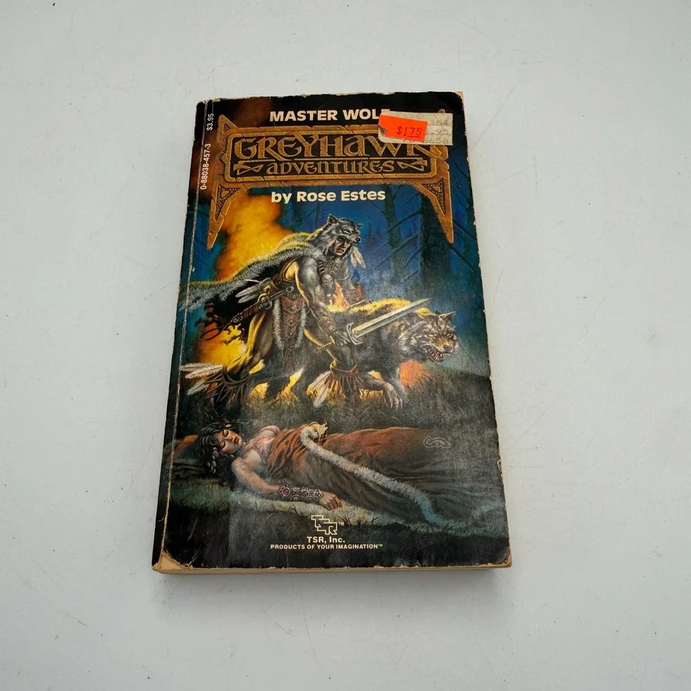 Master Wolf Greyhawk Adventures Book 3 Rose Estes TSR 1987 Paperback First Print